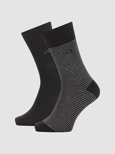 Calvin Klein Táskák & Kiegészítők HU679514 | Calvin Klein Crew Férfi Zokni Fekete